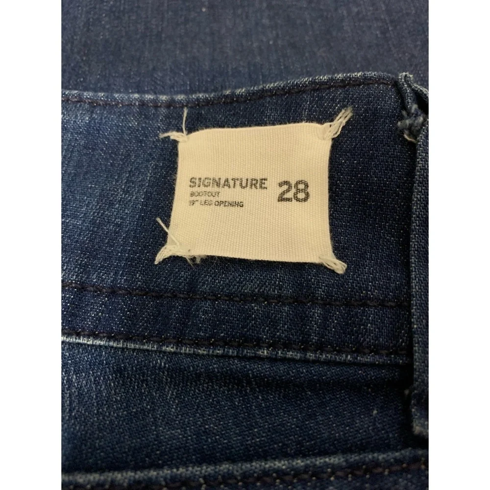 Hudson Mid-Rise Signature Bootcut Jeans Size 28 - Picture 7 of 9